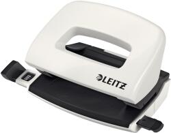 Leitz Lyukasztó, kétlyukú, 30 lap, fém, mini, LEITZ "Nexxt Wow", fehér (LZ50601001)
