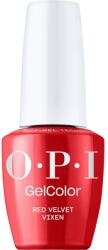 OPI Gel Color félpermanens körömlakk, hema-mentes, Good Enough To Treat kollekció, Red Velvet Vixen, 15 ml