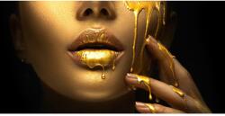 Blueback MAT Tapéta, Női portré, aranyszínű smink, 300 x 200 cm (BBIMG2420)