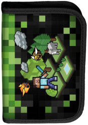 PASO Penar școlar echipat Paso Gamer - Cu 1 fermoar (PP23XL-P001) Penar