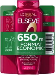 L'Oréal Elseve Color Vive Színvédő készlet festett hajra, gazdaságos kiszerelés: Elseve Color Vive sampon, 400 ml + Elseve Color Vive sampon utántöltő, 250 ml