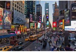 MÉDIA Media Nyomtatott tapéta, Time Square, 270 x 200 cm (FOTOTAP092)