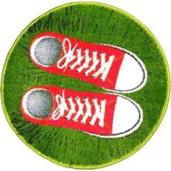 Delta Carpet Covor Rotund, 67 x 67 cm, Multicolor, Kolibri Model Sneakers (KOLIBRI-11169-130-O-067067) Covor