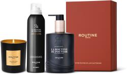 Routine Paris La Routine de Pouvoir ajándékszett, tusfürdő hab 200 ml, kézi szappan 300 ml, klasszikus gyertya 165 g
