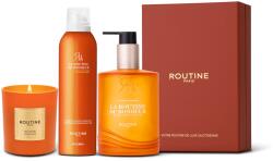 Routine Paris La Routine de Bonheur ajándékszett, tusfürdő hab 200 ml + kézmosó szappan 300 ml + klasszikus gyertya 165 g