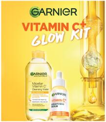 Garnier ajándékszett, Vitamin C+ nappali ragyogó hatású arcszérum, 30 ml + Garnier Skin Naturals C-vitaminnal dúsított micellás víz, 400 ml