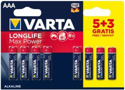 VARTA AAA LR03 Max Power tartós alkáli mikro elem 8 db