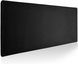Velixo Velixo® nagy, gumírozott egérpad, játékhoz, irodai, csúszásmentes, szakadásgátló öltések, vízálló, egyszerű modell, 90 x 45 cm, matt fekete (ED357)