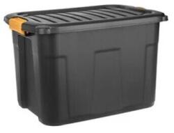  Heavy Duty Black műanyag tároló doboz 60l (SHO-1225589)