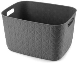 Keter SOFTEX kosár, L, 19L, Sötét szürke