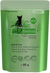 Catz Finefood 8x85g catz finefood tasakos nedves macskatáp-Marha & kacsa