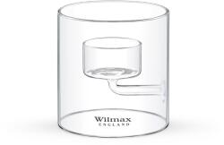 Wilmax England Gyertyatartó 9x9 cm, Wilmax England, Üveg, Átlátszó (WL-888904/A)