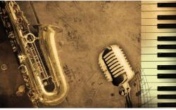 MÉDIA fotótapéta, Hangszerek, 270 x 200 cm (FOTOTAP4036)