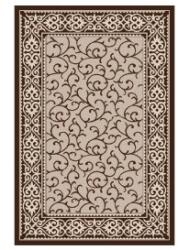 Delta Carpet Covor Dreptunghiular pentru Bucatarie, 80 x 150 cm, Crem / Maro, Model Natura (NATURA-1918-19-0815) Covor