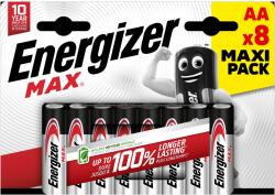 Energizer Alkaline Max AA elemek, 8 darab