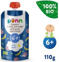 Salvest Ponn SALVEST Terci de lapte Ponn BIO pentru noapte bună cu fructe (110 g) (MG79676)
