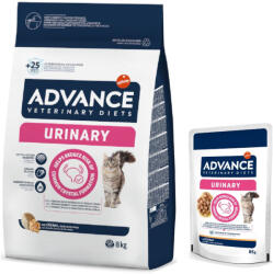 Affinity 8kg Advance Veterinary Diets Urinary száraz macskatáp+12x85g nedvestáp akciósan