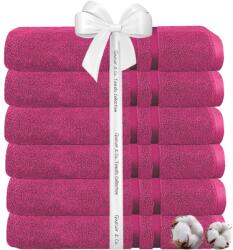 Quasar & Co Quasar & Co. ® Törölköző szett, 6 darabos, 70 x 140 cm, 100% pamut, 450 g/m2, fukszia (42026088)