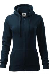 MALFINI Trendy Zipper női pulóver, sötétkék, M-es méret