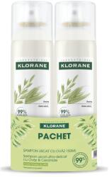 Klorane Bio zab és ceramid szárazsampon csomag, 2 x 150 ml