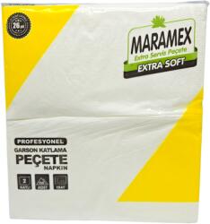  Maramex салфетки луксозни, Бели, Сгънати, 100 броя