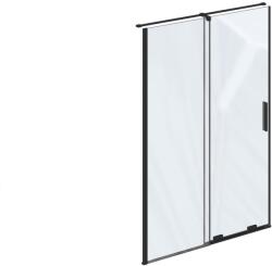RAVAK Roll zuhanyajtók 120 cm tolható fekete matt/átlátszó üveg X08VG0300Z1 (X08VG0300Z1)