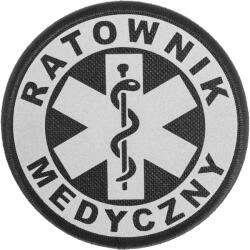 TM Patch - emblemă Ratownik Medyczny reflectorizantă