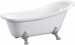 Leziter Clark szabadon álló fürdőkád fém lábakkal 170x73x73 cm (D-901C) - geminiduo