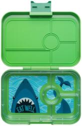 Yumbox Cutie de prânz TAPAS XL 4 1 l, verde deschis / rechin, plastic, Yumbox (YBJGIII202310SK)