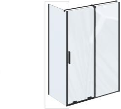 RAVAK Roll zuhanyfal 90 cm fekete matt/átlátszó üveg X90V70300Z1 (X90V70300Z1)