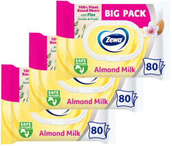 Zewa Almond Milk nedves toalettpapír (3x80 db)