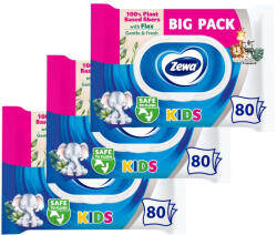 Zewa Kids nedves toalettpapír (3x80 db)