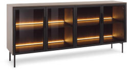  LIMU 181 4D komód - dunin tölgy / fekete (10000016541)