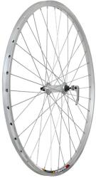 DEMA Roată față DEMA Cross 28", QR, frâne pe jantă, argintiu