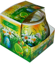 Mécses Illatmécses üvegpohárban húsvéti tojás 1db - vitalora