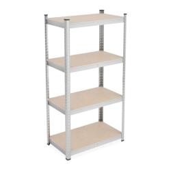 Relaxdays Rafturi galvanizate pentru sarcini grele cu 4 niveluri (10135223) Raft