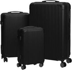 Relaxdays Set de Trolere din 3 piese, ABS , Antracit (10143511) Valiza