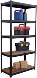Relaxdays Rafturi industriale pentru sarcini grele 875 kg (10137548) Raft