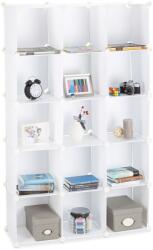 Relaxdays Raft modular din plastic Relaxdays cu 15 compartimente cuburi (10036849) Raft