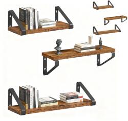 Relaxdays Set de rafturi de perete în 3 dimensiuni (10144266) Raft