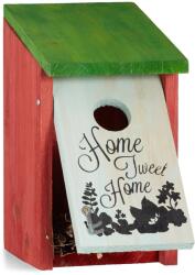 Relaxdays Căsuță decorativă pentru păsări, Cuib Home TWEET (10031452)