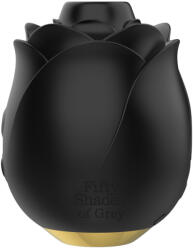 Fifty Shades of Grey A szürke ötven árnyalata - léghullámos rózsa vibrátor (fekete) - vagyaim