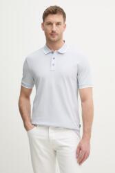 BOSS pamut póló - kék S - answear - 45 990 Ft