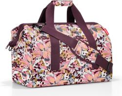 Reisenthel ALLROUNDER L rózsaszín, nagy virág mintás nagy utazótáska MT3092 - taskaweb