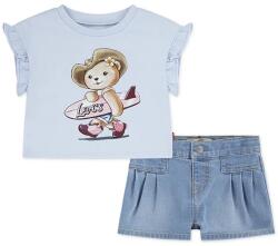 Levi's baba szett SS TOP & PLEATED SHORT SET - kék 68