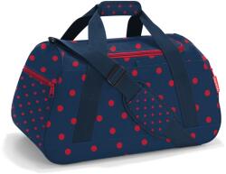 Reisenthel ACTIVITYBAG kék, piros pettyes sporttáska MX3075 - taskaweb