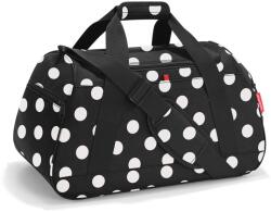Reisenthel ACTIVITYBAG fekete, nagy fehér pettyes sporttáska MX7073
