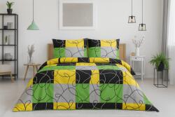  Pamut ágyneműhuzat 2 ágyra CHESS LIME, színes Ágyneműhuzat mérete: 2 db 70 x 90 cm | 2 db 140 x 200 cm