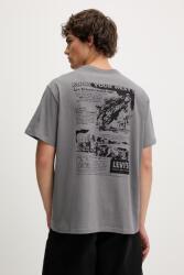 Levi's pamut póló SS RELAXED FIT - szürke XL