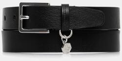 Karl Lagerfeld Jeans bőr öv - fekete 85 - answear - 19 390 Ft